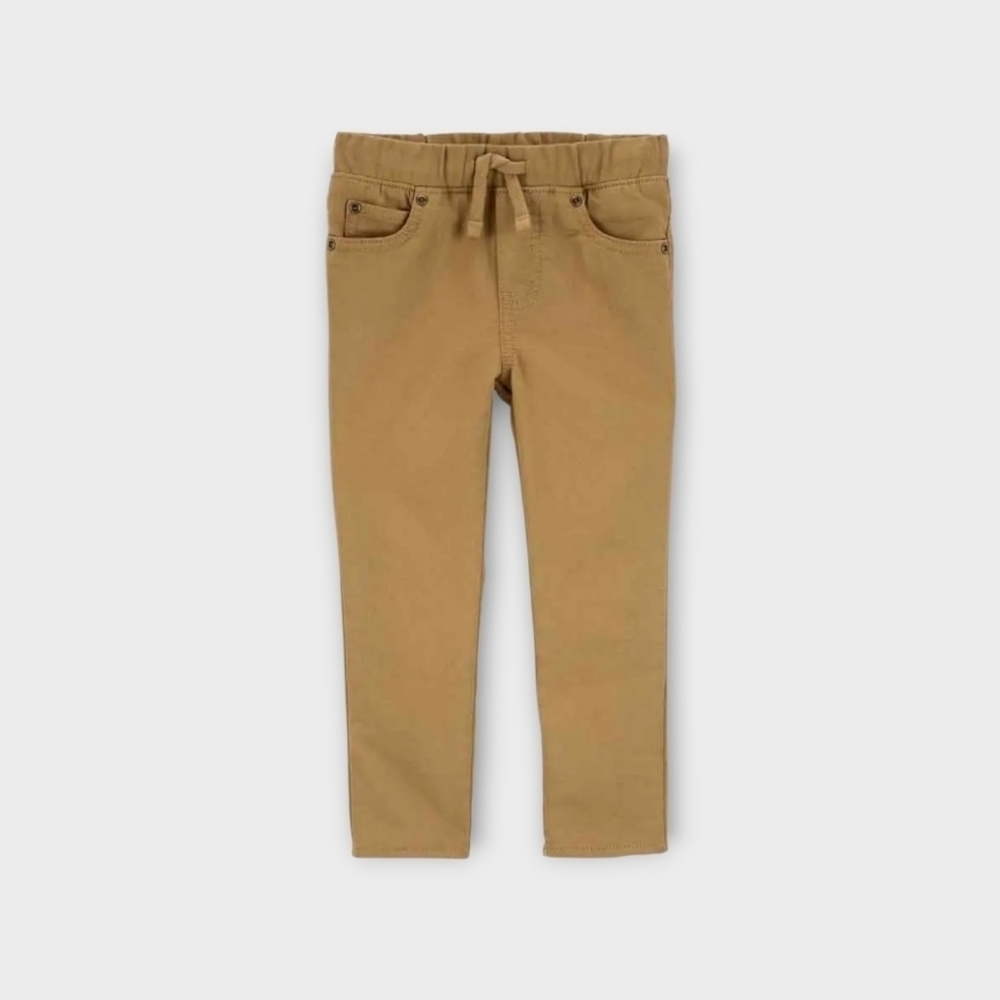 Carter's Boy's Khaki Wheat Pull On Pants ~sz 2T
